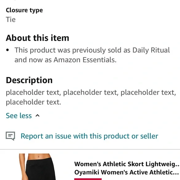 Daily ritual-Women's Terry Cotton and Modal Drawstring Sweatshirt Skirt - Picture 8 of 14